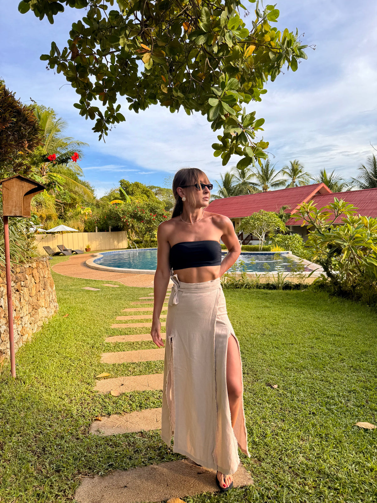 Organic cotton Wrap Skirt - Vleyn