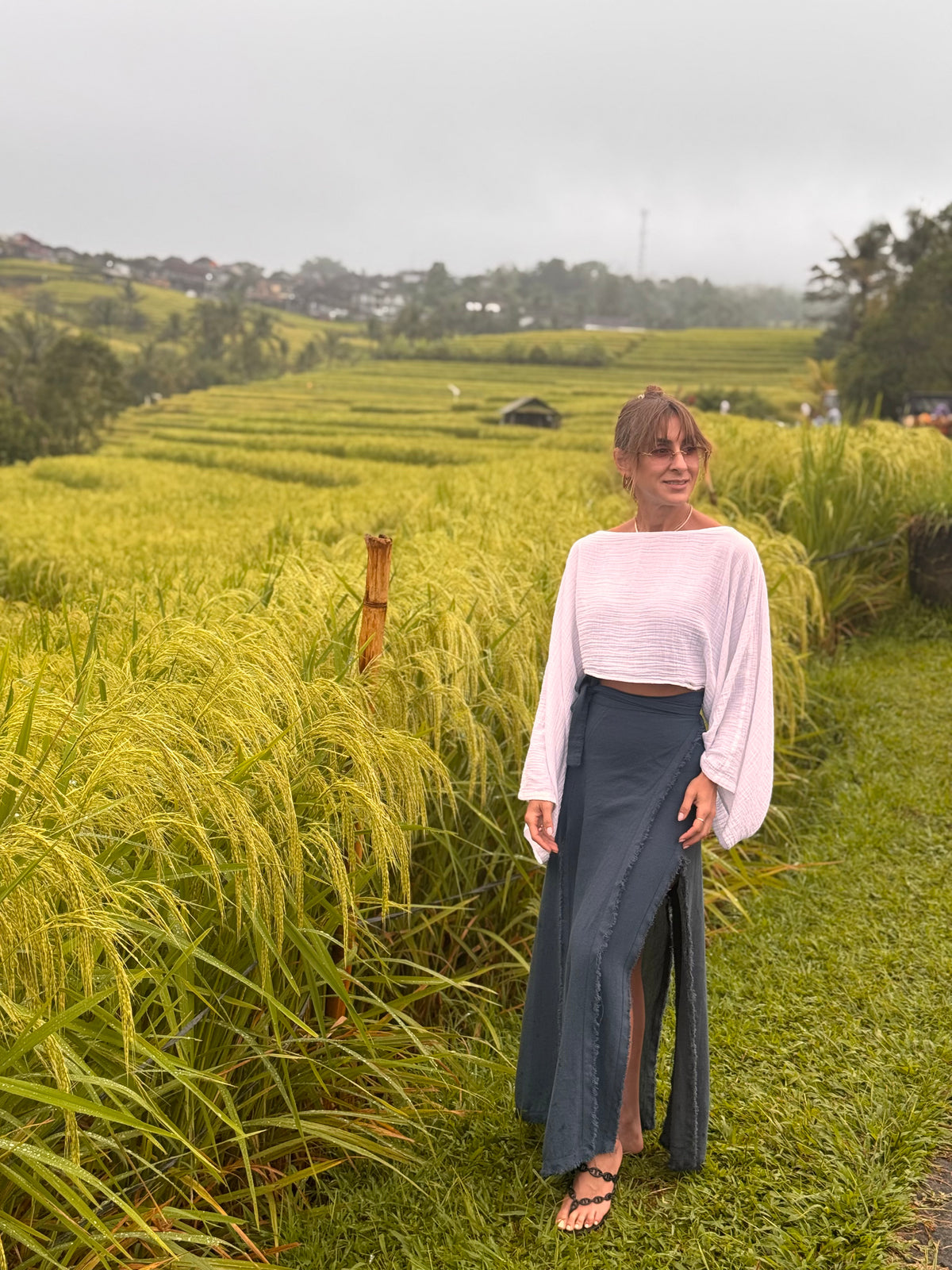 Organic cotton Wrap Skirt - Vleyn