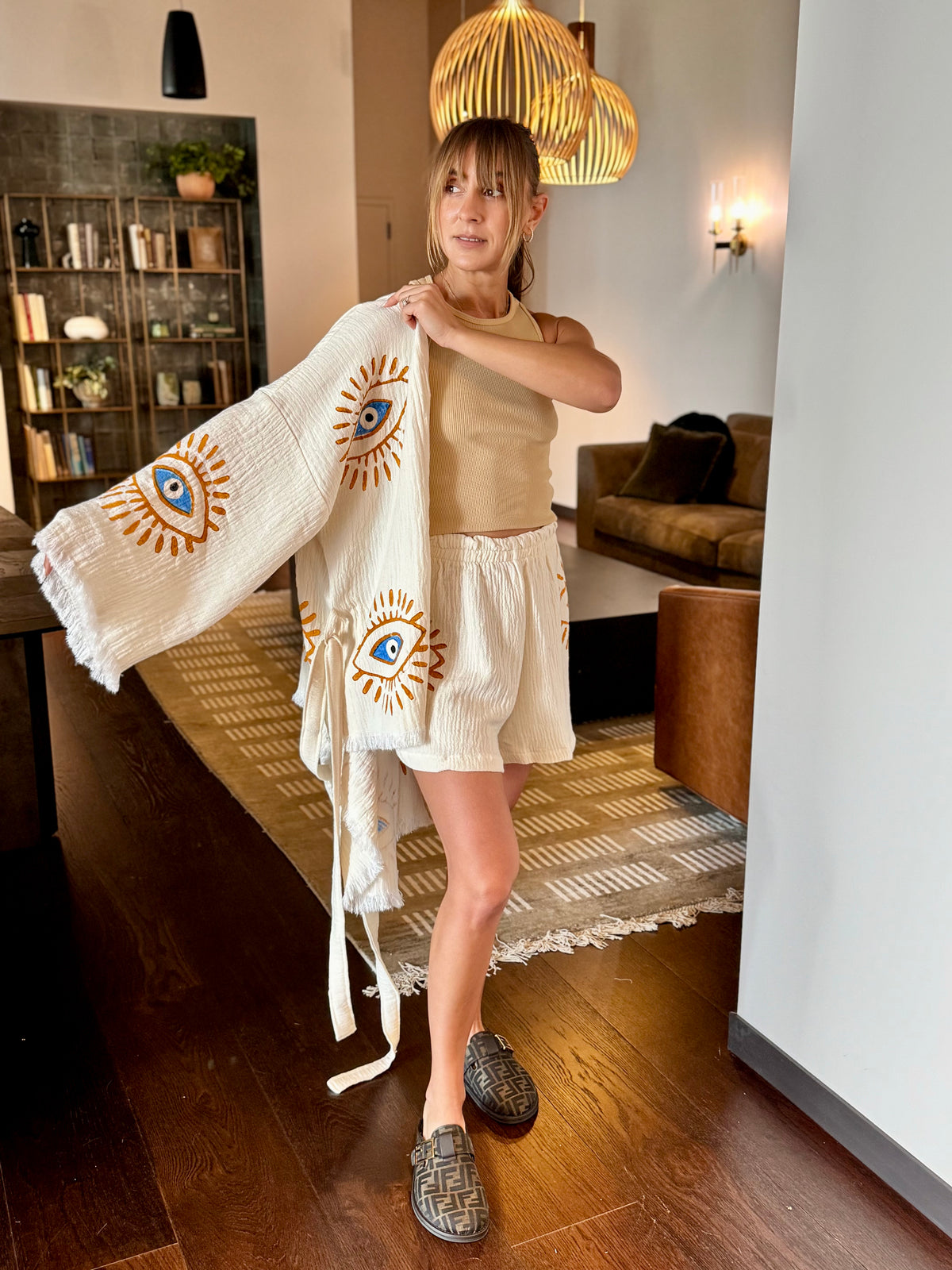 2 Pieces Kimono Set — Boho Matching Set Vleyn Sustainable Fashion