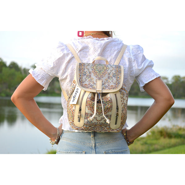 Beige Jasmine Backpack - Vleyn