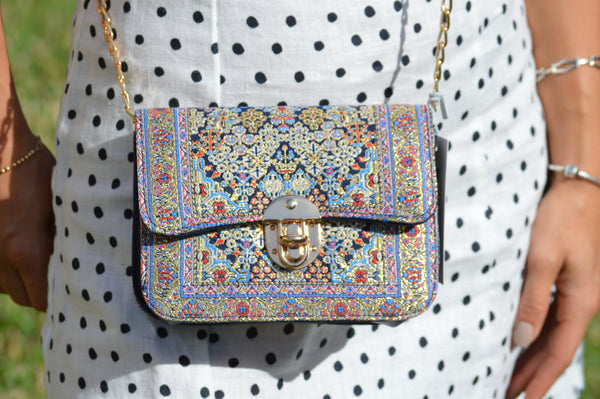 Navy Blue Zemra Minibag - Vleyn