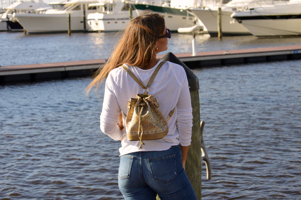 Gold Denis Backpack - Vleyn