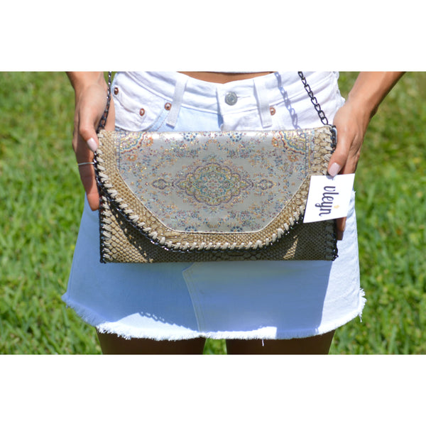 Beige Elia Clutch - Vleyn