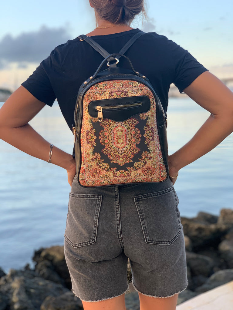 Black Demara Backpack - Vleyn